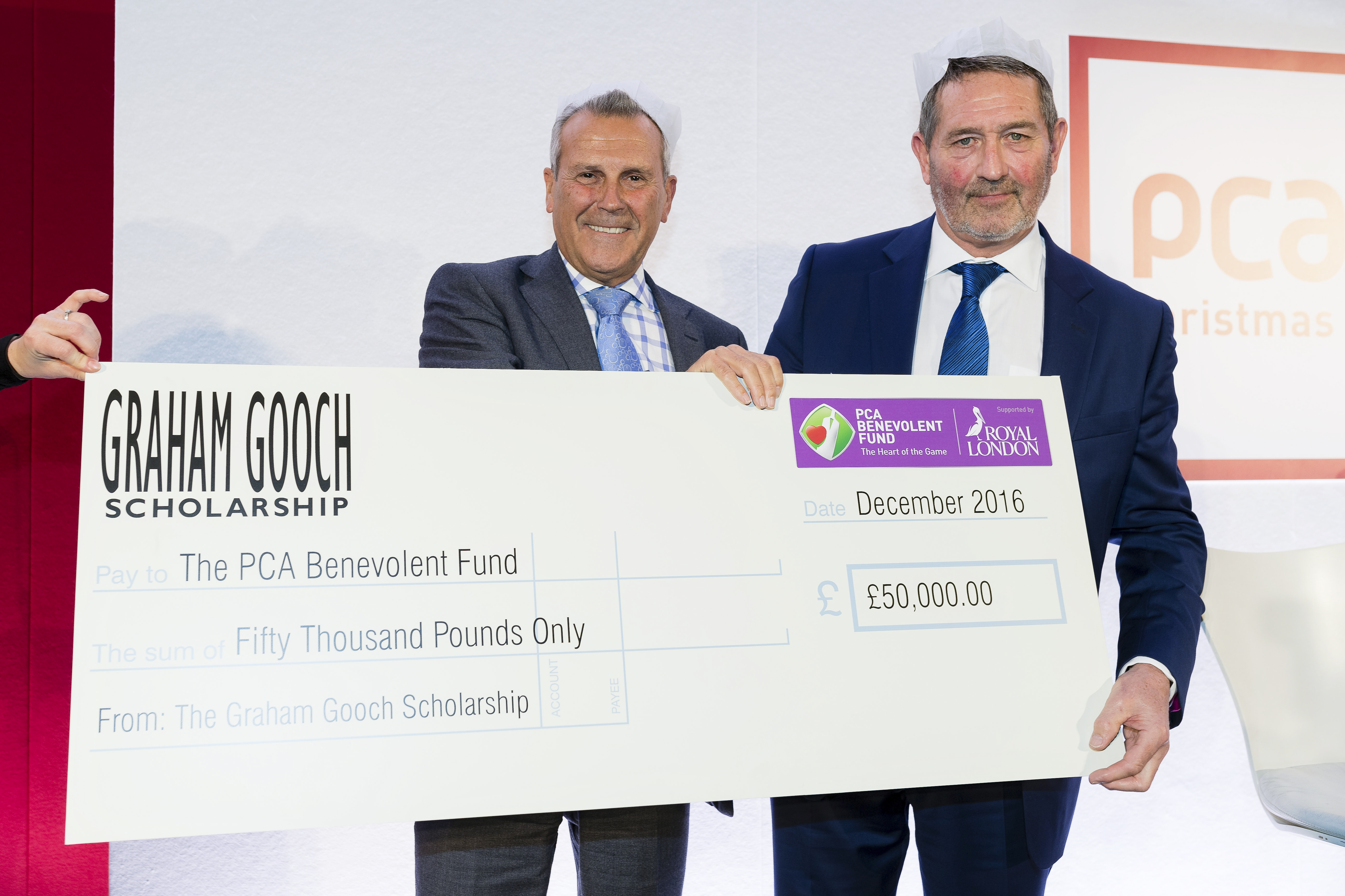 Generous Gooch kick-starts PCA’s 50th anniversary legacy appeal