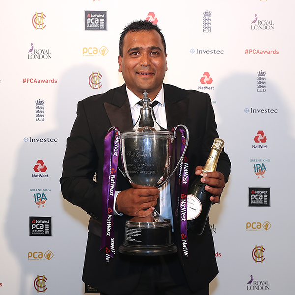 Samit Patel wins PCA MVP Award