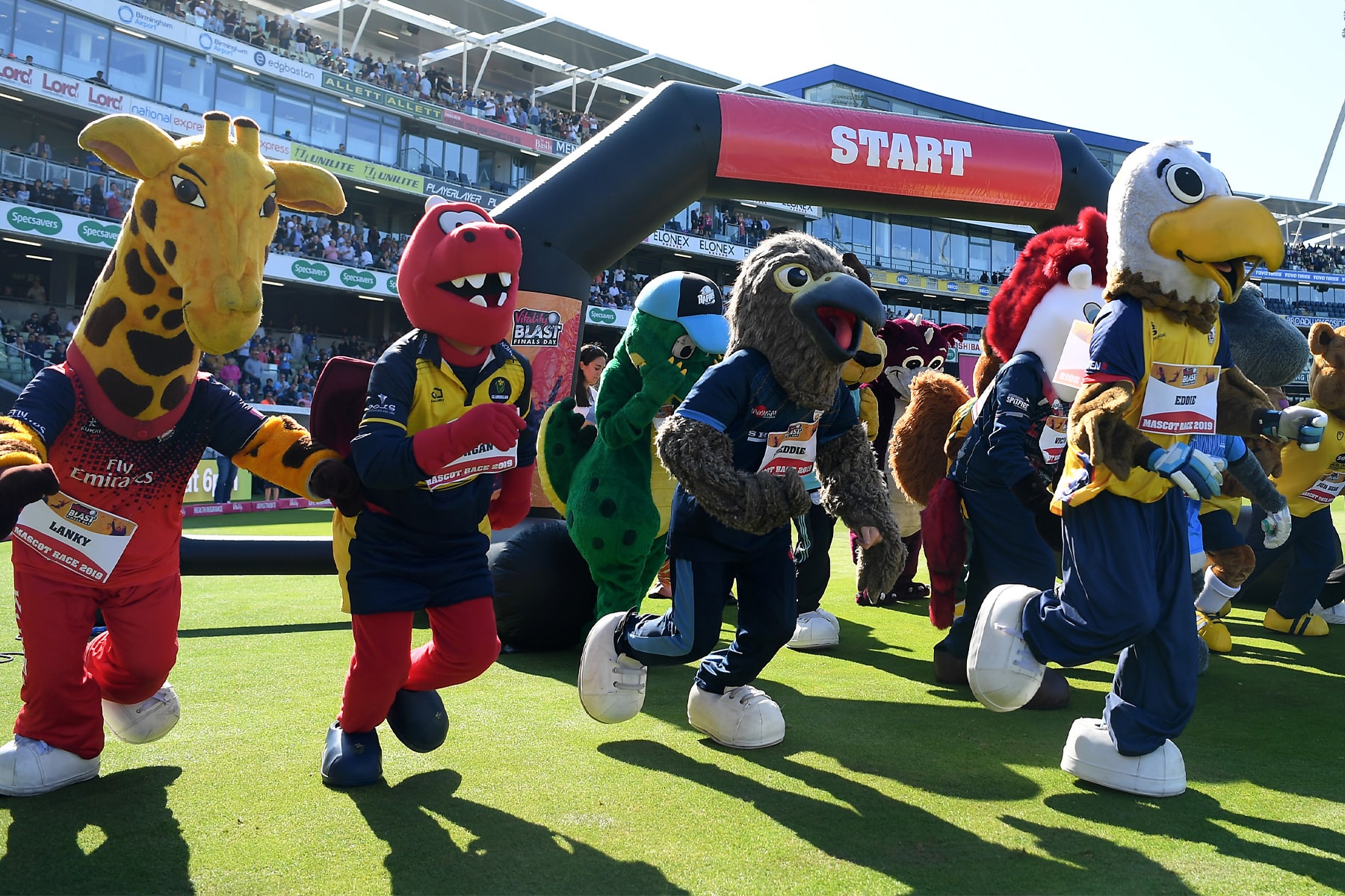 Mascot Race headlines Finals Day in support of Trust