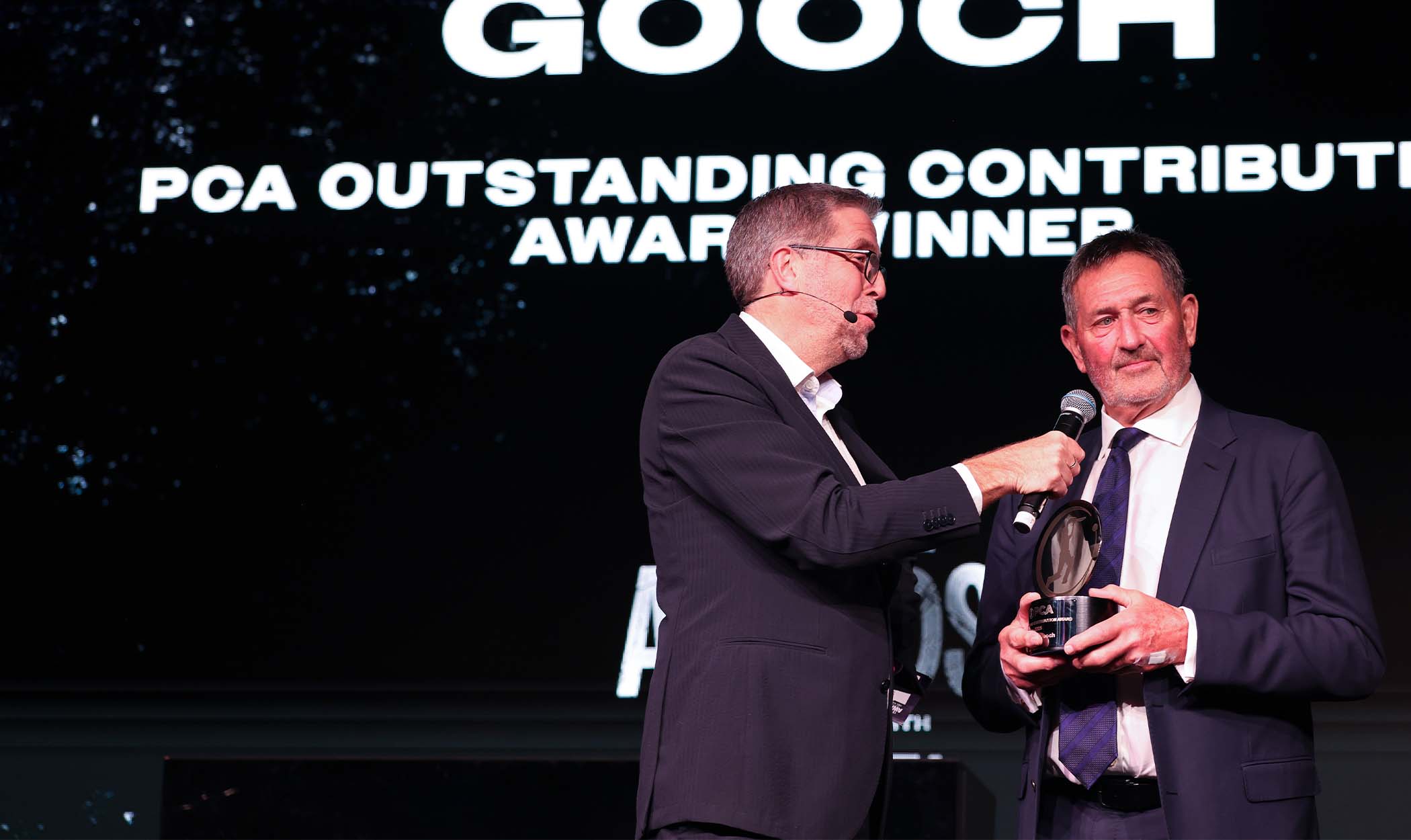 Gooch reflects on PCA Outstanding Contribution Award