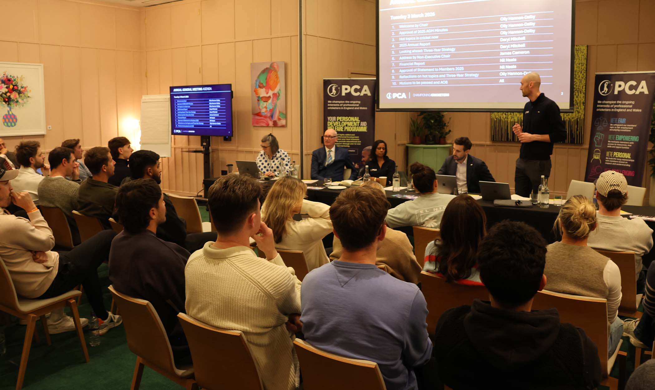 Reps receive upskilling training at AGM