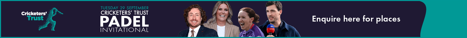 Cricketer’s Trust Padel Invitational